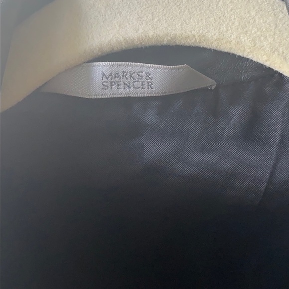 NEW MARK & SPENCER ALL LEATHER COAT! - Picture 2 of 5
